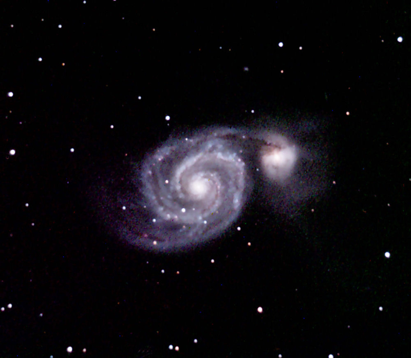 Image by Leo Taylor using a Meade 2080 8-inch SCT and an SBIG ST-4000XCM imager (38 10-minute exposures)