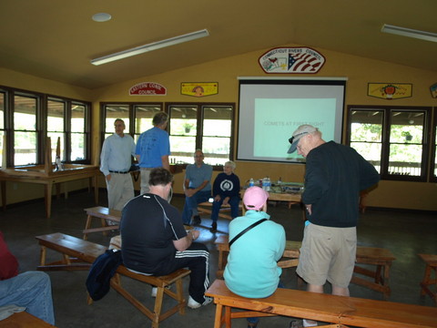 Photo by Rich Cosgrove
Getting ready for the speakers to present.
