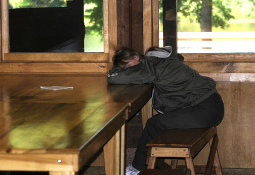 Photo by Alan Chaniewski
Looking for stars in her dreams after a long night.
