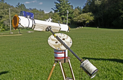 Photo by Alan Chaniewski
Home made "Bob-o-scope".
