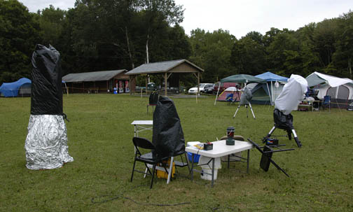 Photo by Alan Chaniewski
Early morning scope field.
