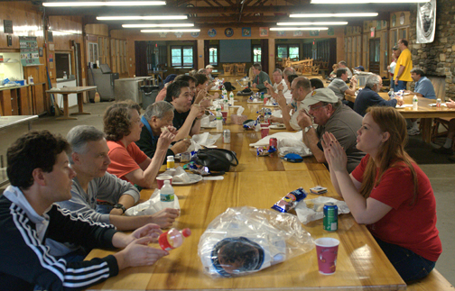 Photo by Alan Chaniewski
Lunch time in the dining hall.
