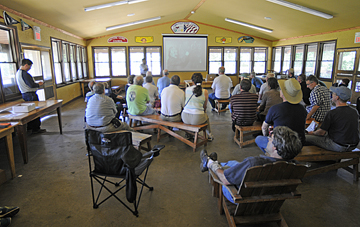 Photo by Alan Chaniewski
Listening to the speakers
