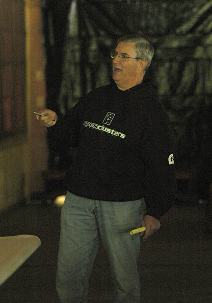 Photo by Alan Chaniewski
Rich Bonhar doing his talk on "Pluto and the new frontier".
