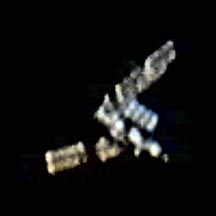 Photo by Leo Taylor
Leo Taylor's latest image of the ISS taken in September of 2008.
