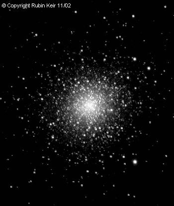 Photo by Rubin Kier
M 2 in Aquarius
Taken by Ruben Kier at New Mexico Skies Observatory
with a Celestron 14in SCT at f/10, SBIG ST-1001E
Exposures totaling 15 min

