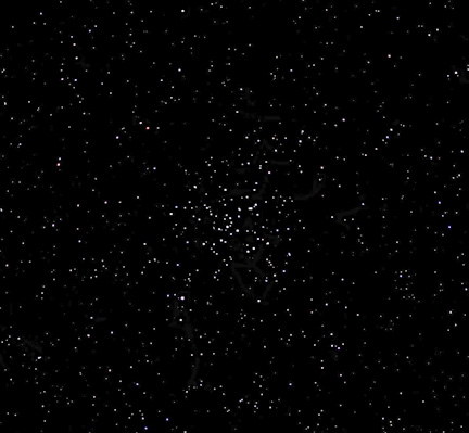 Photo by Leo Taylor
M41 - Forty images stacked at 30 seconds each. Taken with a Pentax K100D DSLR, attached to a Stellarvue 80mm refractor.
