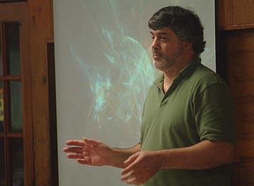 Photo by Alan Chaniewski
Guest speaker Matthew Marulla starts his lecture.
