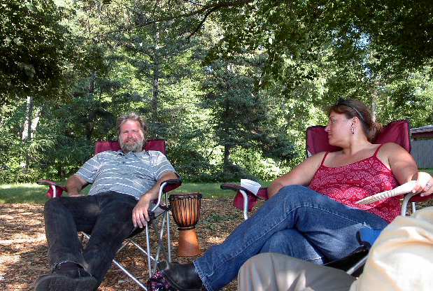 ASNH Picnic 2005 at Deer Lake taken by Eleanor And�jar
Dave, Gina
