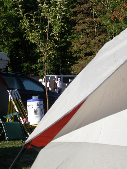 Photo by Ray Kaville
Tents set up.
