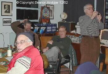 Solstice Party 2002 taken by Eleanor And�jar
Bill Lincoln, Erin Johnson, Dave Johnson
