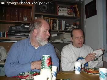 Solstice Party 2002 taken by Eleanor And�jar
Leo Taylor, Bob Crelin
