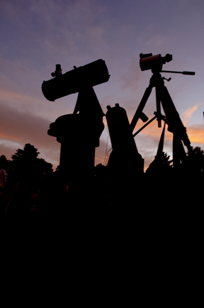 Photo by Alan Chaniewski
Ready for viewing on Saturday night.

