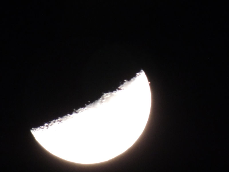 Moon and Aldebaron
